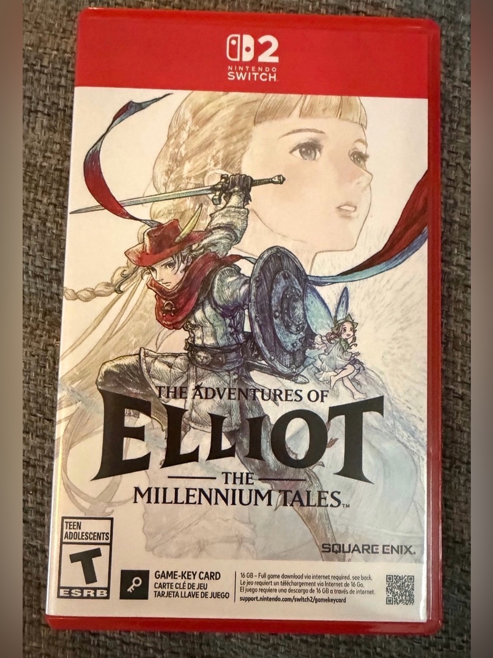 Nintendo The Adventures of Elliot: The Millennium Tales — Red and White Case
